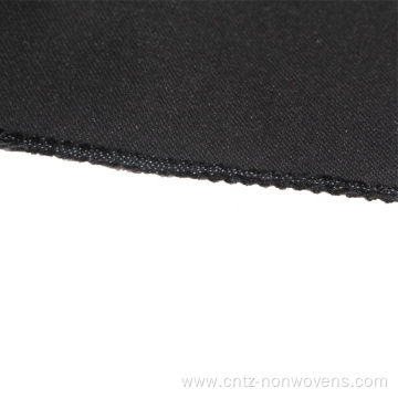 Polyester tricot fabric plain weave interlining